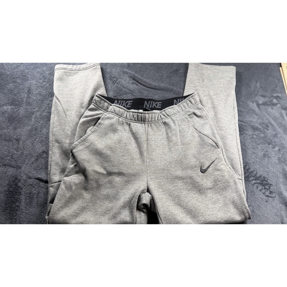 Nike Dri-FIT Pants Mens Medium Gray Joggers Sweatpants Athletic
